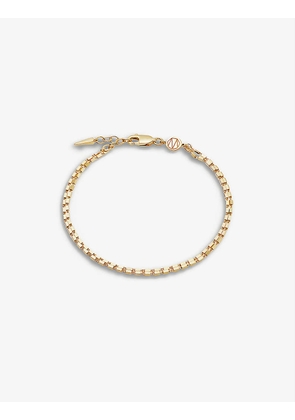 Missoma Womens Gold Box Link 18ct Yellow Gold-plated Vermeil Sterling-silver Bracelet