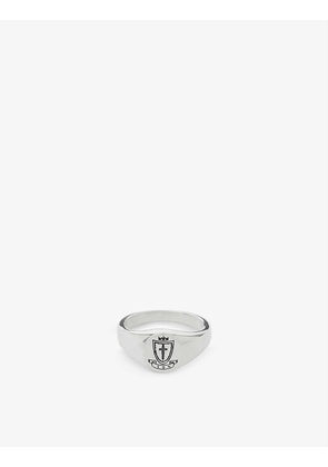 Crest sterling-silver signet ring