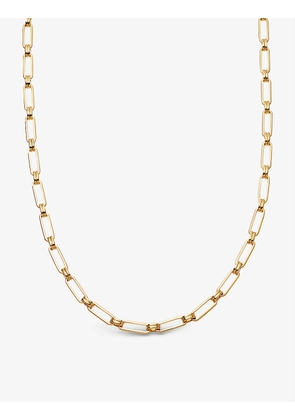 Missoma Womens Gold Aegis 18ct Gold-plated Brass Chain Necklace