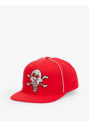 Cones and Bones logo-embroidered cotton baseball cap