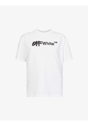 Spray logo-print cotton-jersey T-shirt