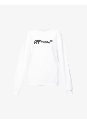 Spray logo-print cotton-jersey sweatshirt