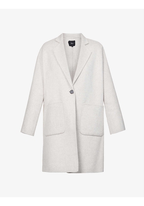 Everest relaxed-fit wool-blend coat