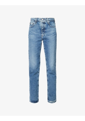 Alexxis straight-leg high-rise denim jeans