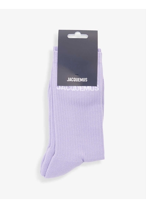 Les Chaussettes Jacquemus logo-design cotton-blend socks