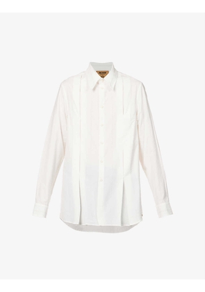 Evaristo relaxed-fit striped cotton shirt