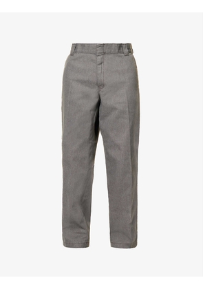 Deatsville mid-rise regular-fit straight-leg woven trousers