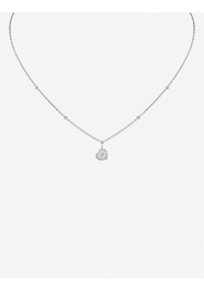 Joy Coeur 18ct white-gold and diamond necklace