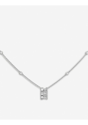 Move Romane 18ct white-gold and diamond necklace