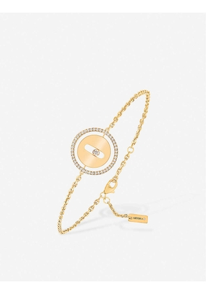 Lucky Move 18ct yellow-gold and diamond bracelet