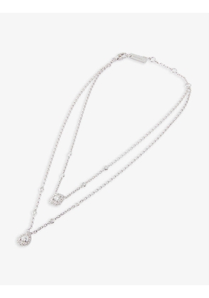 My Twin 18ct white-gold and diamond anklet