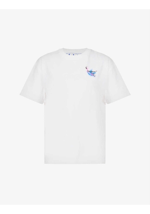 Hotchpotch Arrow logo-print cotton-jersey T-shirt