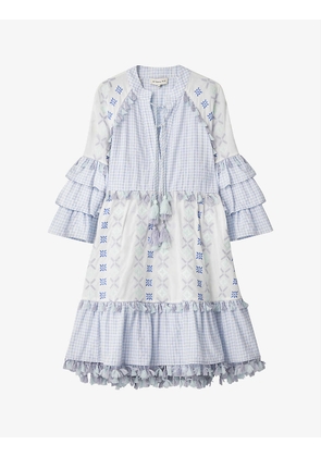 Corinne tassel cotton mini dress