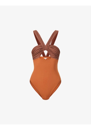 Butterfly cut-out swimsuit