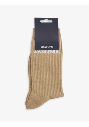 Les Chaussettes Jacquemus logo-design organic cotton-blend socks