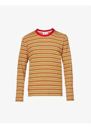 adidas x Wales Bonner striped stretch-cotton T-shirt