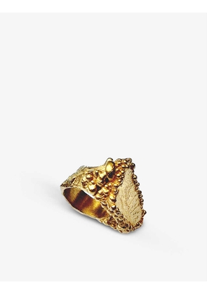 Imogen Belfield Celestial 18ct yellow gold-plated vermeil recycled sterling-silver ring