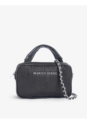 Mini Madame Moire recycled-polyester woven mini bag