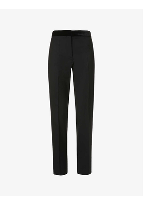 Noam straight-leg mid-rise stretch recycled polyester-blend trousers