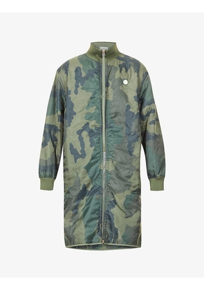 Re:work camo-pattern quilted oversized-fit shell jacket
