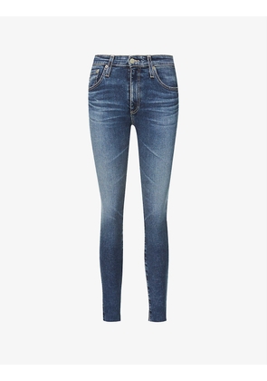 The Farrah skinny fitted high-rise jeans