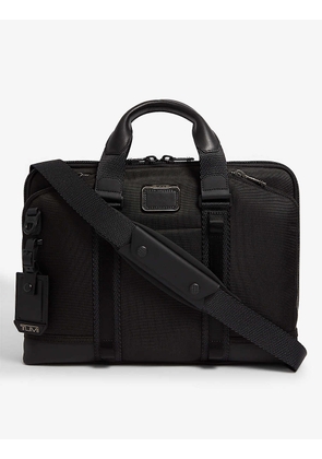 Aviano slim woven briefcase