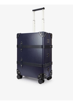 Centenary carry-on 4-wheel vulcanised-fibreboard suitcase