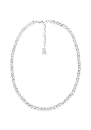 Amina Muaddi Crystal-Embellished Tennis Necklace