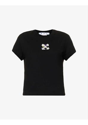 Flower Arrows cotton-jersey T-shirt
