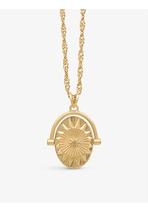 North Star 22ct yellow-gold plated sterling-silver necklace