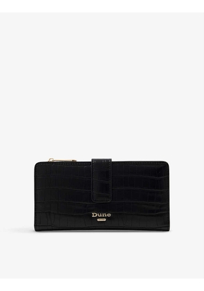 Klim croc-embossed faux-leather purse