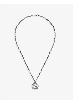 Interlocking G sterling-silver necklace