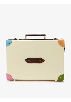 Globe-Trotter x GOLF le FLEUR* small vulcanised fibreboard and leather briefcase