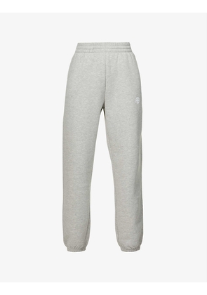 Evan tapered high-rise cotton-blend jogging bottoms