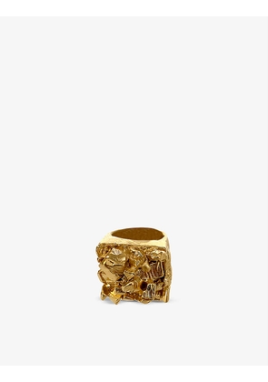 Imogen Belfield Rocks 18ct yellow gold-plated vermeil bronze ring