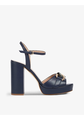 Maria leather platform sandals