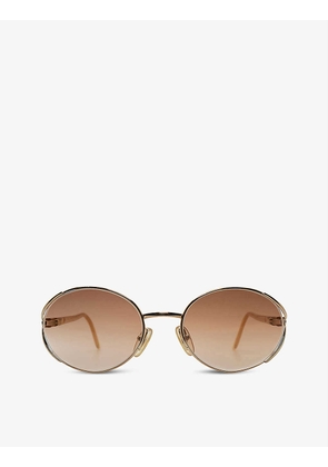 Pre-loved 3512-40Q Dior 80s round-frame sunglasses