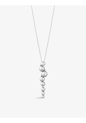 Moonlight Grapes large oxidised sterling-silver necklace