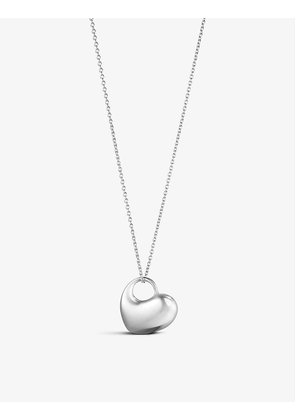 Heart sterling-silver pendant necklace