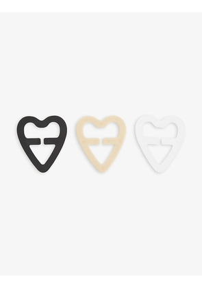Heart Strap Solution plastic clips set of three