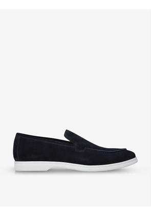 Slip-on suede loafers