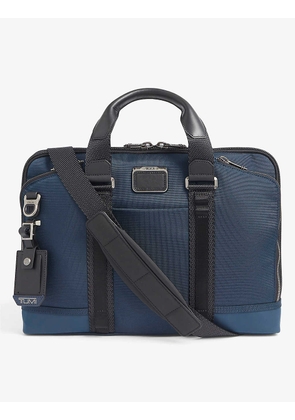 Aviano slim woven briefcase