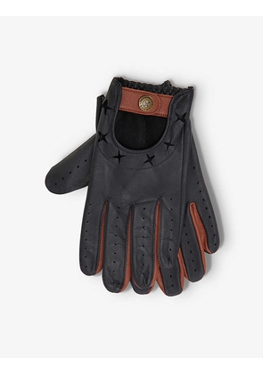 Dents x The Suited Racer Griffin two-toned leather driving gloves