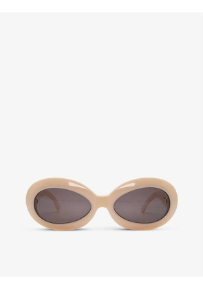Pre-loved SL504-701 Fendi 90s round-frame acetate sunglasses