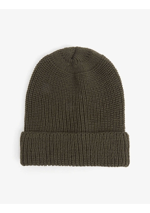 Porter ribbed wool beanie hat