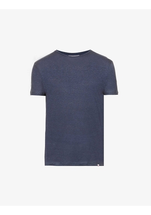 OB-T regular-fit linen T-shirt