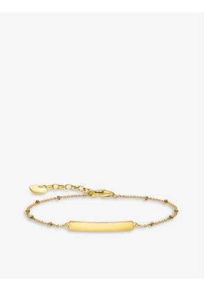 Dots 18ct yellow gold-plated sterling-silver belcher bracelet