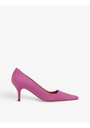 Beatrice pointed suede courts