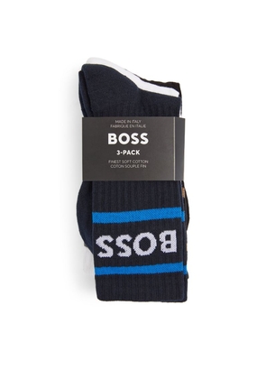 BOSS Logo Socks (Pack of 3)