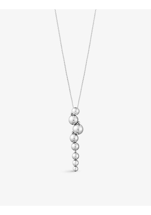 Moonlight Grapes medium oxidised sterling-silver necklace